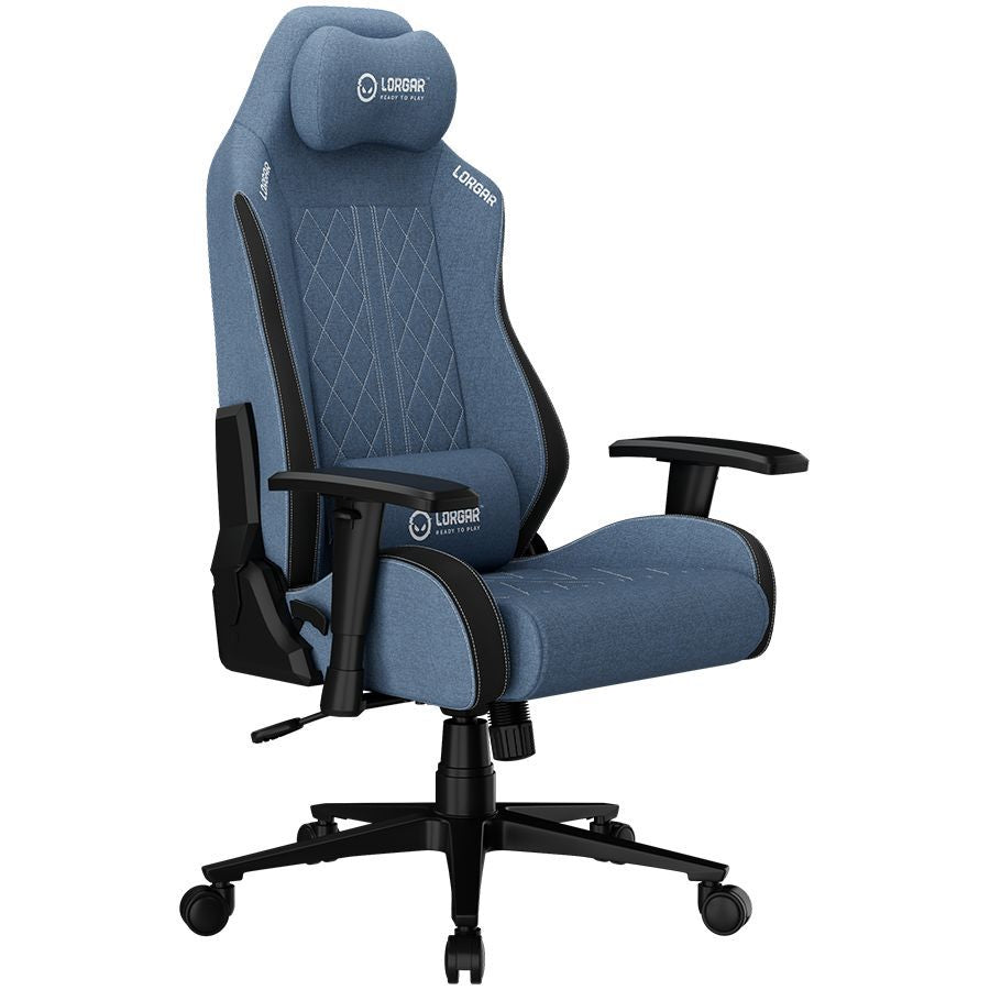 Computer chairs / desks LORGAR LORGAR CHA41, Ergonomic Gaming Chair Advanced, premium anti-stain fabric, Blue