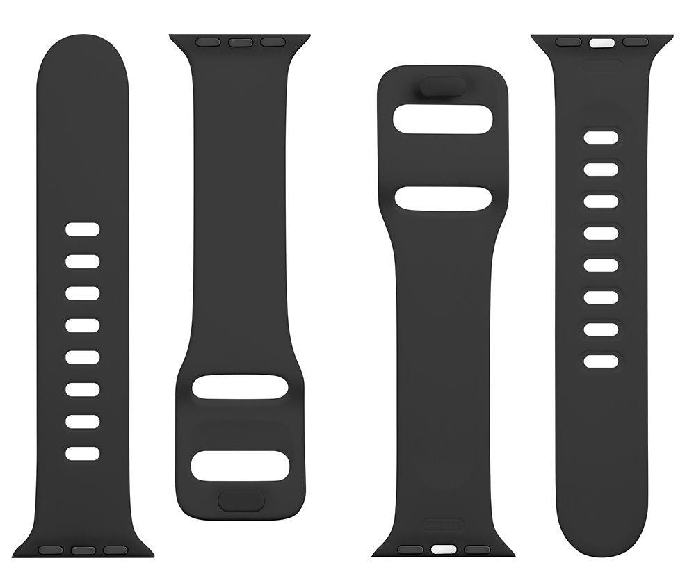 Strap Tactical Apple Watch 38/40/41mm Silicone Strap with Buckle Black