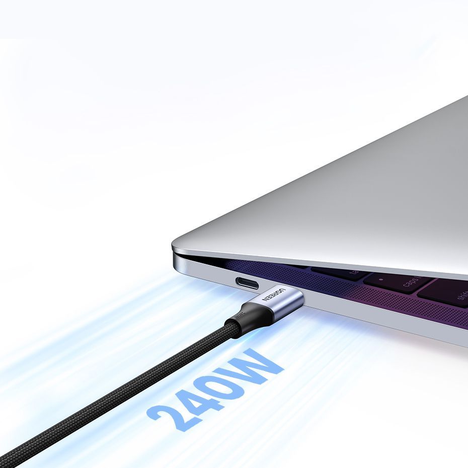 Muu telefoni lisavarustus Ugreen  Ugreen US535 USB-C / USB-C PD cable 240W 5A 1m - gray