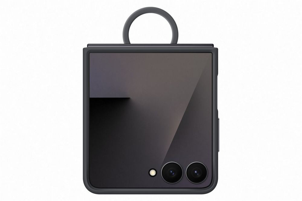 Back panel cover Samsung  PF766TBEGWW Ring Case (Silicone) Samsung Galaxy Flip7, Black