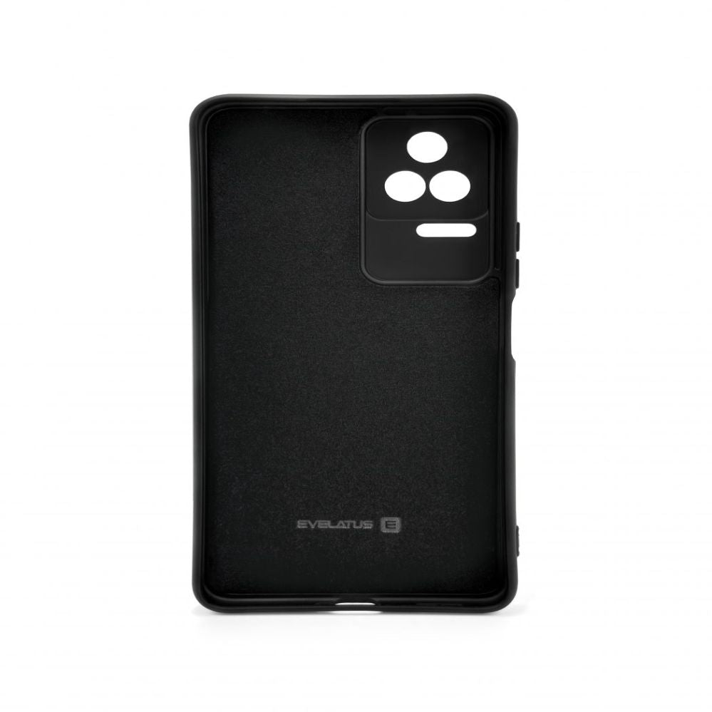 Tagakaaned Evelatus Xiaomi POCO F4 Nano Silicone Case Soft Touch TPU Black