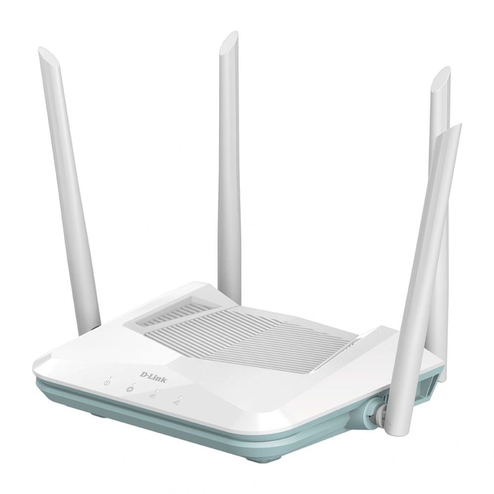 Ruuterid D-link  AX1500 Smart Router R15	 802.11ax, 1200+300  Mbit/s, 10/100/1000 Mbit/s, Ethernet LAN (RJ-45) ports 3, Mesh Support Yes, MU-MiMO Yes, Antenna type 4xExternal