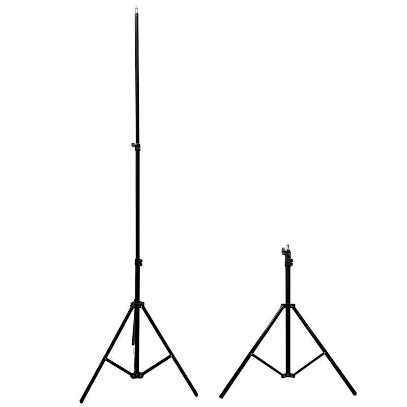 LED pirn Elight  16M Premium Stable Metal Tripod Stand 1.6m max 1/4 screw Led Ring / Camera fix Black