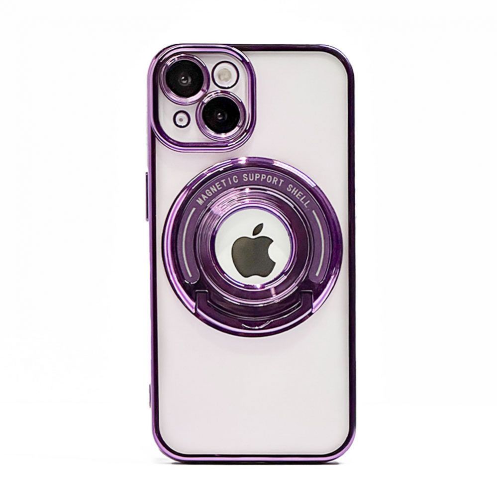 Чехол на заднюю панель iLike Apple iPhone 15 Pro Max IH MAGSAFE HIDDEN STAND COVER Purple