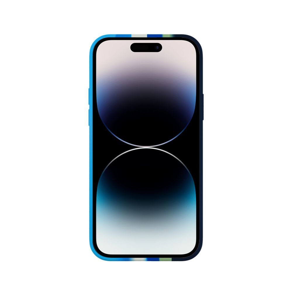 Tagakaaned Evelatus Apple iPhone 15 Pro Silicone case Multi-Colored Green