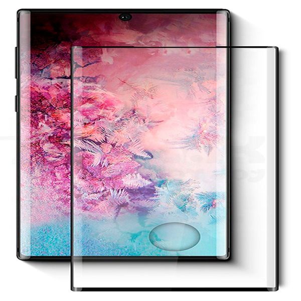 Protective glass Evelatus Samsung Galaxy Note 10 PLUS 2.5D Full Cover Japan Glue Glass Anti-Static