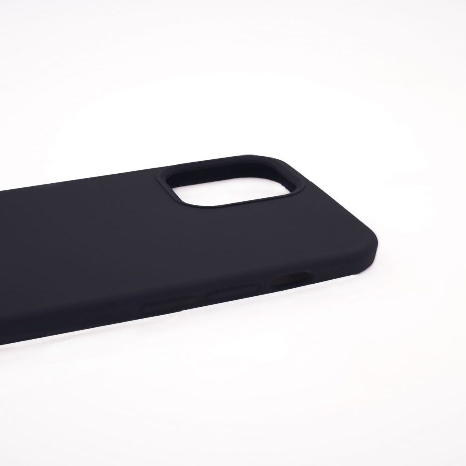 Back panel cover Evelatus Apple iPhone 12 Pro Max Nano Silicone Case Soft Touch TPU Black