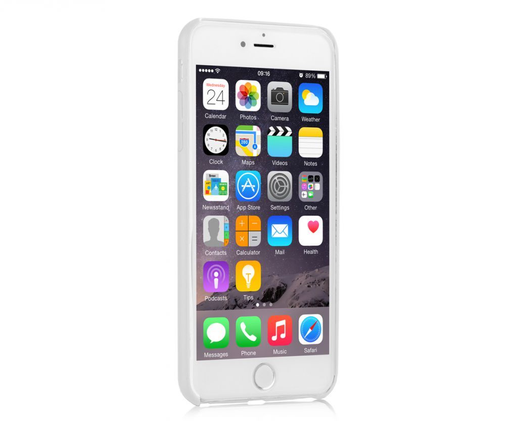 Back panel cover Devia Apple iPhone 6/6s Blade case Pure White