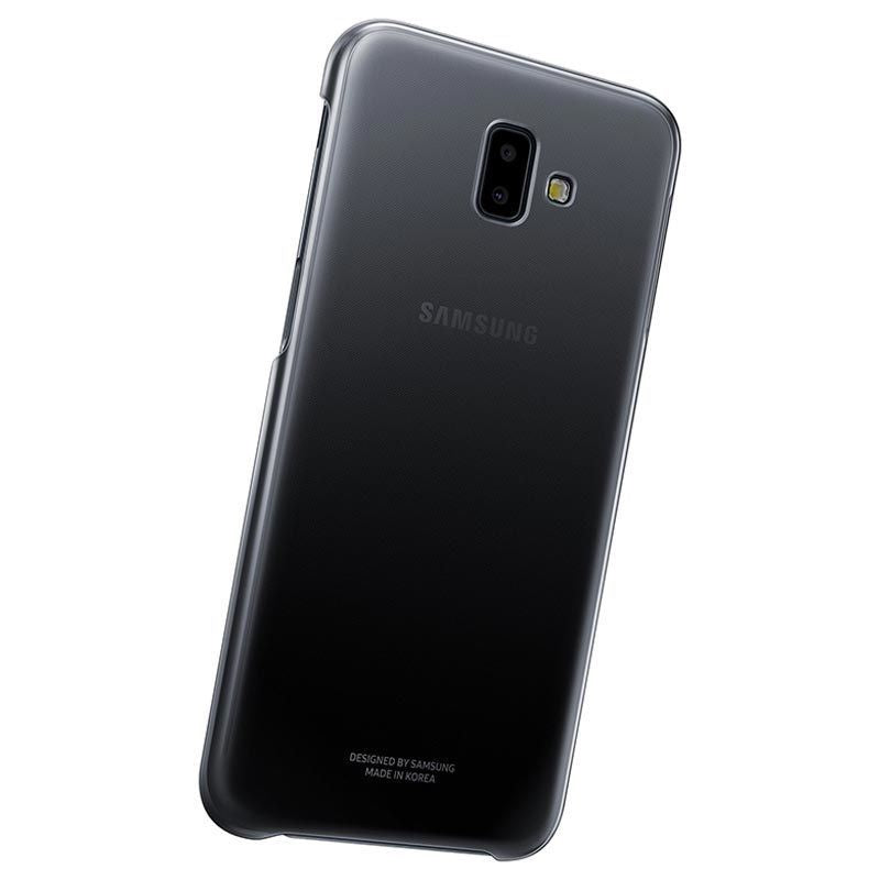 Чехол на заднюю панель Samsung  Galaxy J6 plus Gradation Cover EF-AJ610CBEGWW Black