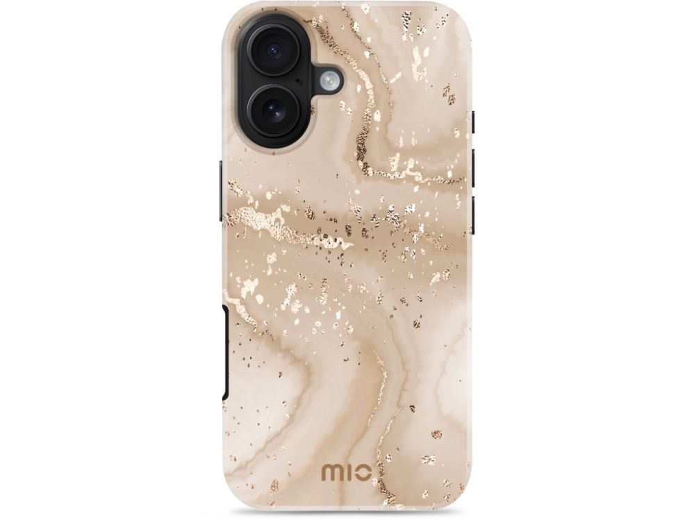 Чехол на заднюю панель Mio  MIO Gold Marble Magsafe Compatible for iPhone 17