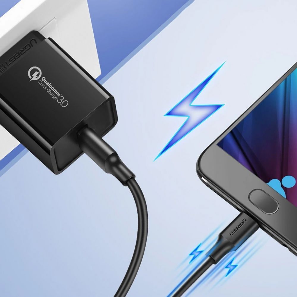 Кабель Ugreen  Ugreen US289 60134 micro USB / USB-A cable 0.25m - black