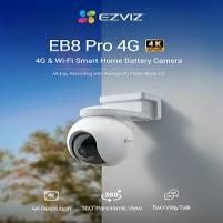 IP kaamerad EZVIZ  EB8 Pro- 4G & Wi-Fi Smart Home Battery Camera