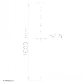 TV bracket NEOMOUNTS BY NEWSTAR 100 CM EXTENSION POLE FOR FPMA-C200BLACK/C400BLACK/PLASMA-C100BLACK - BLACK