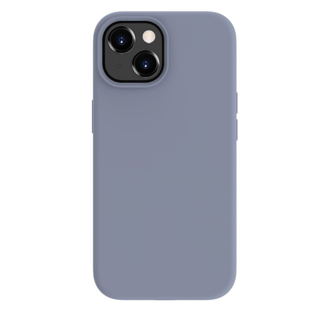 Tagakaaned Evelatus Apple iPhone 15 Premium Soft Touch Silicone Case Lavender Gray