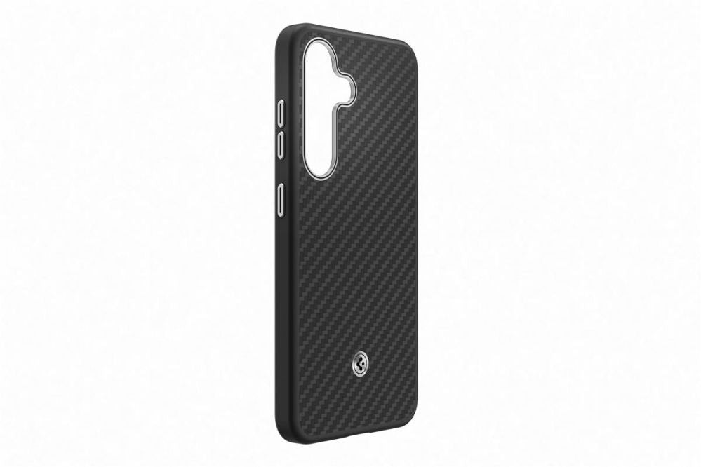 Чехол на заднюю панель Samsung  FPS936PGABW Enzo Aramid Case Samsung Galaxy S25 Plus, Black Silver