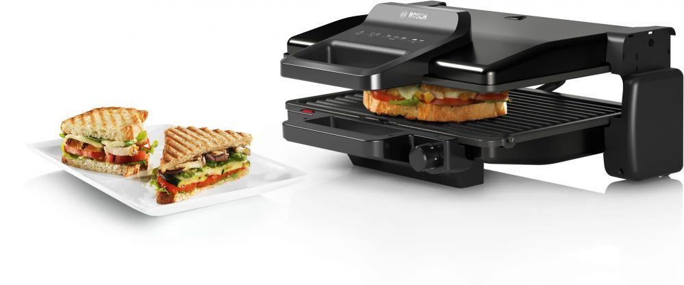 Lauagrillid Bosch  | TCG3323 | Contact grill | 2000 W | Black