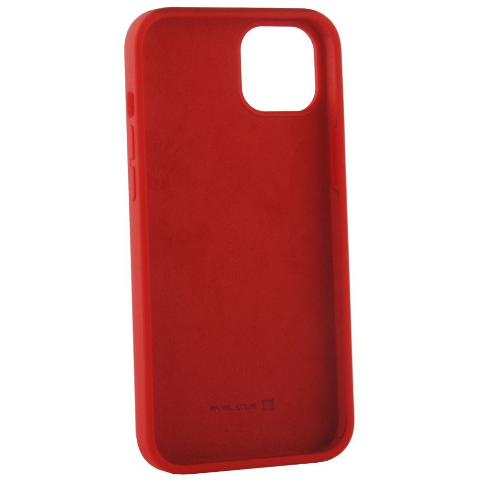 Back panel cover Evelatus Apple iPhone 14 Plus 6.7 Premium Soft Touch Silicone Case Red