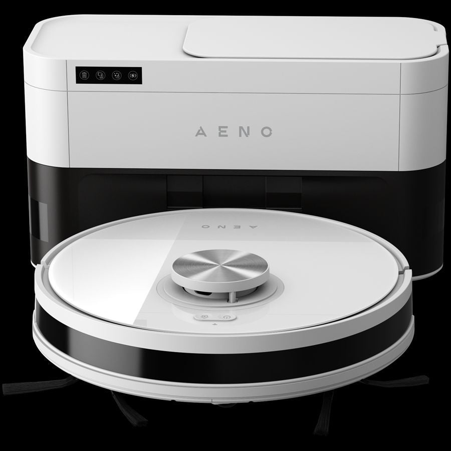 Vacuum cleaner AENO  Robot Cleaner w/Dust Collector, white, 2in1 and dust tank, 4000pa, 3200mAh battery
