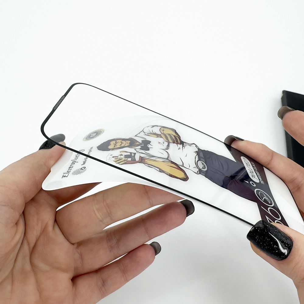 Kaitseklaasid Evelatus Apple iPhone 15 Pro Max 2.5D Full Cover Glass Anti-Static Light Black