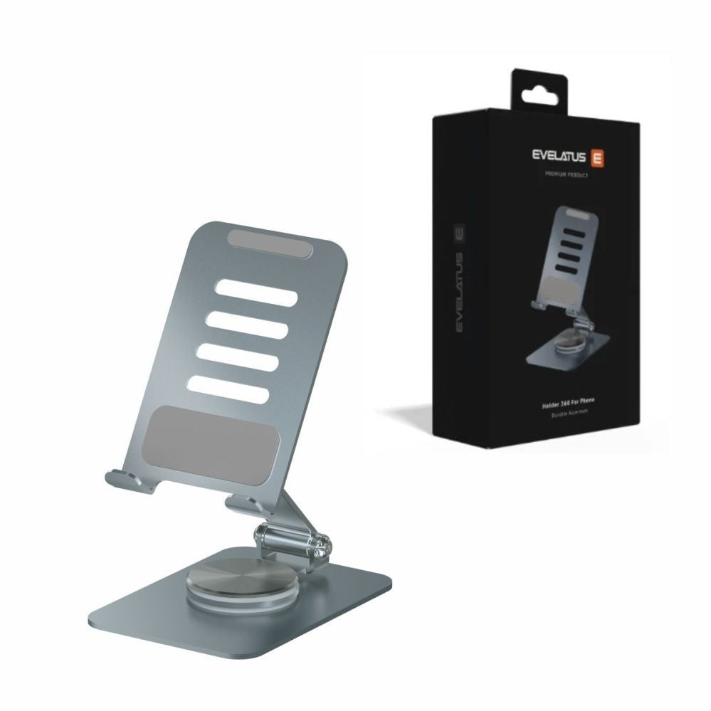 Universaalne telefonihoidja (Popsocket) Evelatus Universal L24-A Holder 360 For Phone L24-AHFP Aluminium Silver
