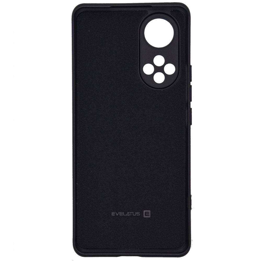 Back panel cover Evelatus Huawei Nova 9 Nano Silicone Case Soft Touch TPU Black
