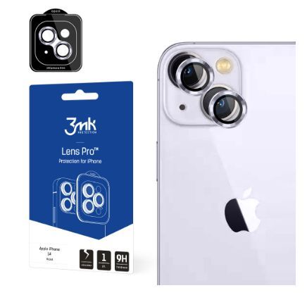 Защитное стекло 3MK Apple iPhone 14 - Lens Protection Pro Violet