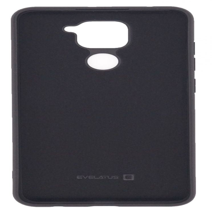 Back panel cover Evelatus Xiaomi Redmi Note 9 Nano Silicone Case Soft Touch TPU Black