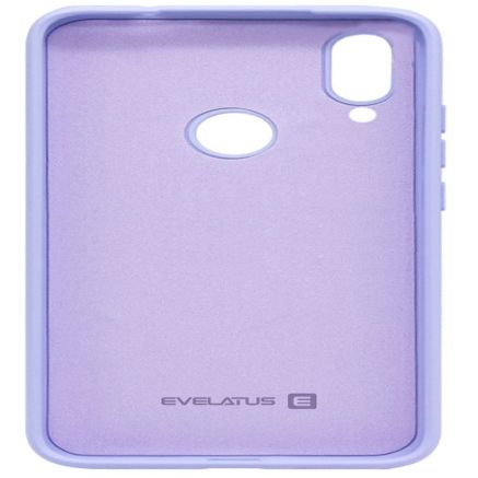 Back panel cover Evelatus Xiaomi Redmi 7 Nano Silicone Case Soft Touch TPU Light Purple
