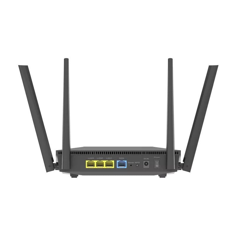 Routers Asus  RT-AX52 AX1800 AiMesh wireless router EU/13/P_EU, Black