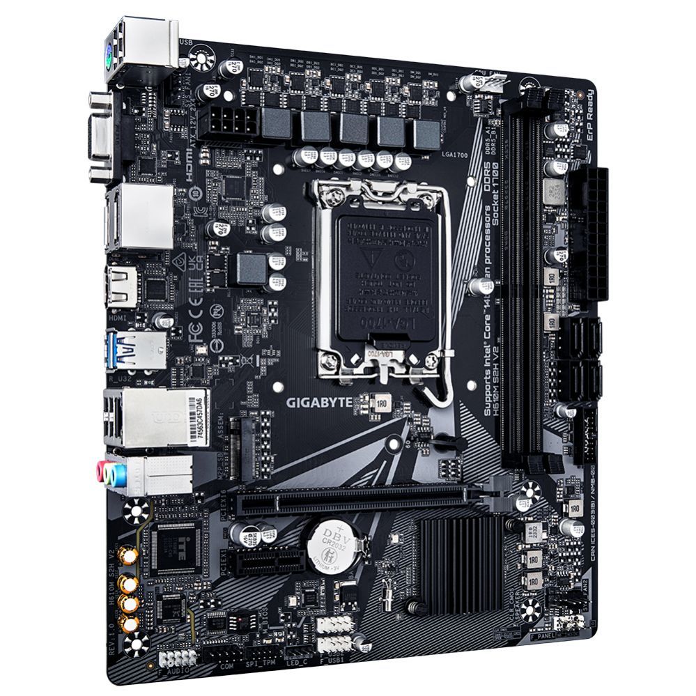 Intel protsessori emaplaat Gigabyte  H610M S2H V2 1.0 DDR5