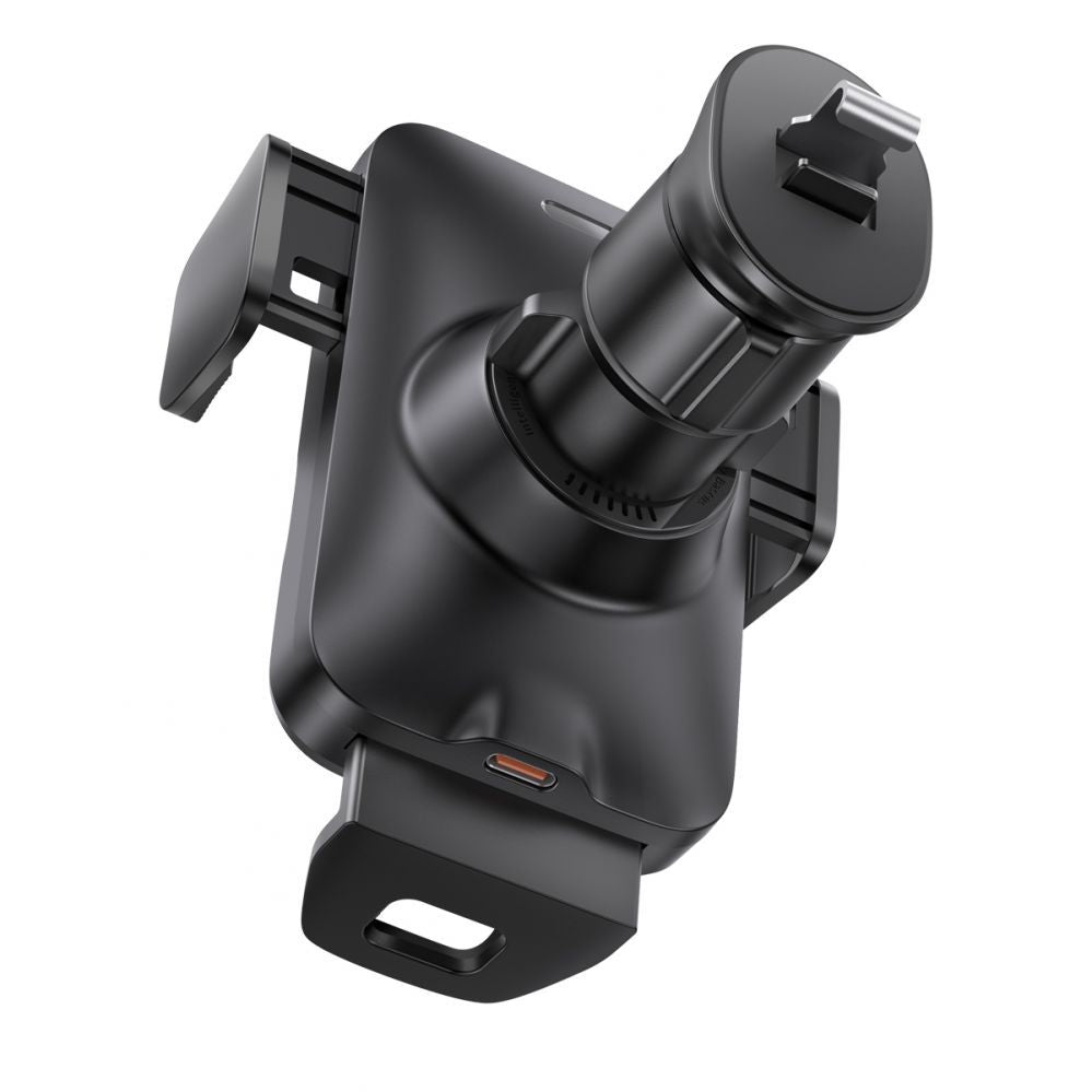 Adapter Baseus Baseus Wisdom Inductive Charger Car Phone Holder for Grille Black (CGZX000001)