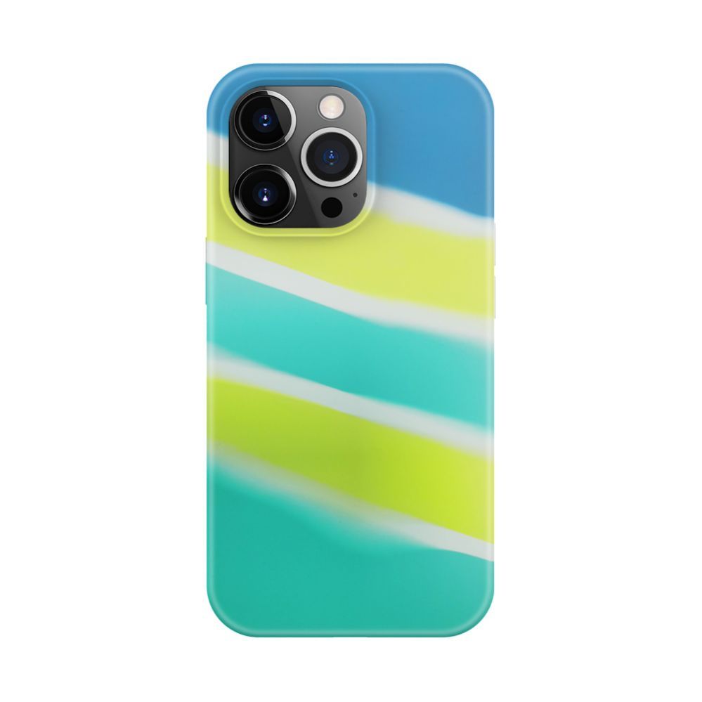 Чехол на заднюю панель Evelatus Apple iPhone 15 Pro Max Silicone case Multi-Colored Yellow Green