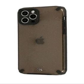 Чехол на заднюю панель iLike Apple IPHONE 12 PRO MAX ARMOR GLITTER CASE Black