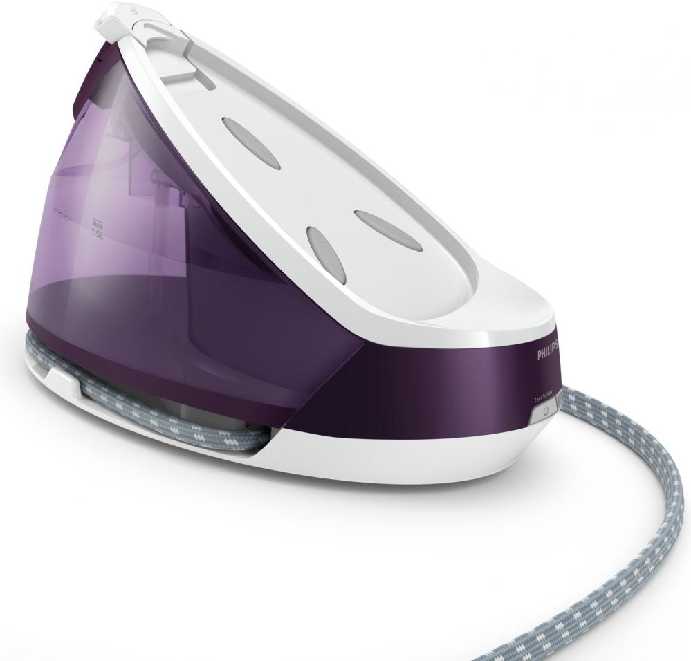 Iron Philips  Ironing System GC7933/30 PerfectCare Compact Plus 2400 W, 1.5 L, 6.5 bar, Auto power off, Vertical steam function, Calc-clean function, Purple, 120 g/min