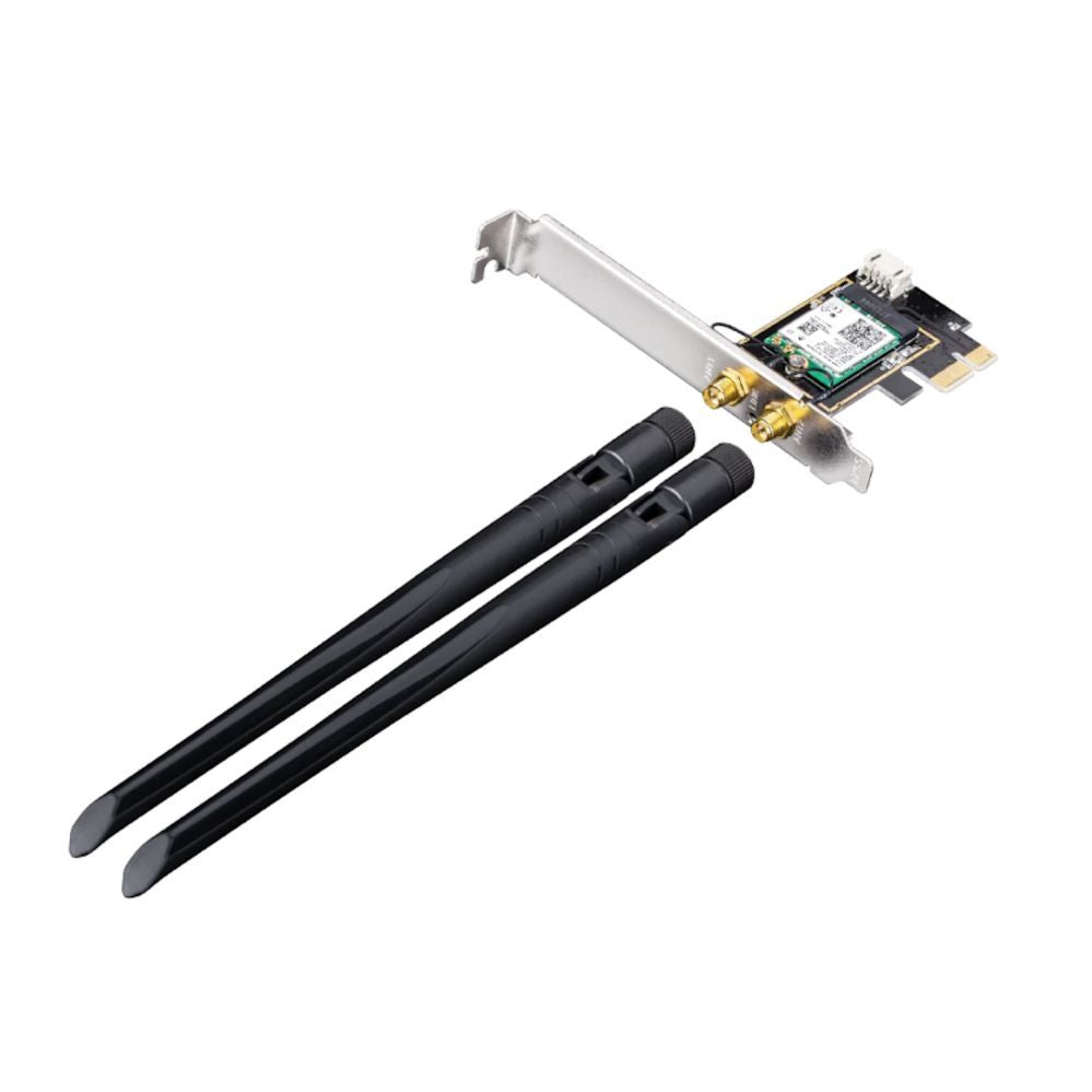 Routers Cudy  WE3000 AirMax AX3000 WiFi 6 Bluetooth 5.0 PCIe Adapter Intel AX200 Dual Band 2 Antennas Black