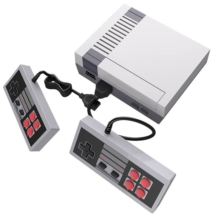 Игровая консоль GameBox  R6  8-Bit Retro TV AV RCA Analog Game Console with Dual Controllers with 620 Built-In Games