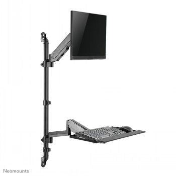 TV bracket NEOMOUNTS BY NEWSTAR  NEOMOUNTS WALL MOUNTED SIT-STAND WORKSTATION (SCREEN, KEYBOARD & MOUSE)