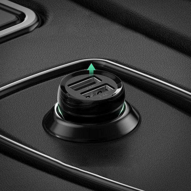 Autolaadijad Ugreen  Ugreen car charger 2x USB 24W 4.8 A (2x 2.4 A) black (50875) Black