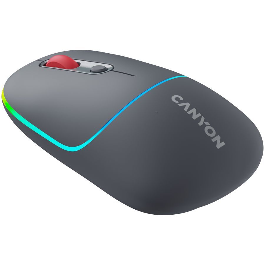Computer mouse Canyon  CANYON mouse MW-22 2in1 BT/ Wireless Dark Grey