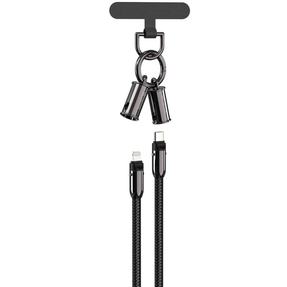 Other Computer Accessory Devia  Devia cable lanyard 2in1 PD USB-C - Lightning 1,2 m 27W black