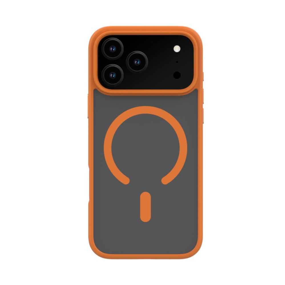 Tagakaaned Evelatus Apple iPhone 17 Pro Max Hybird Case With MagSafe PC+TPU Orange