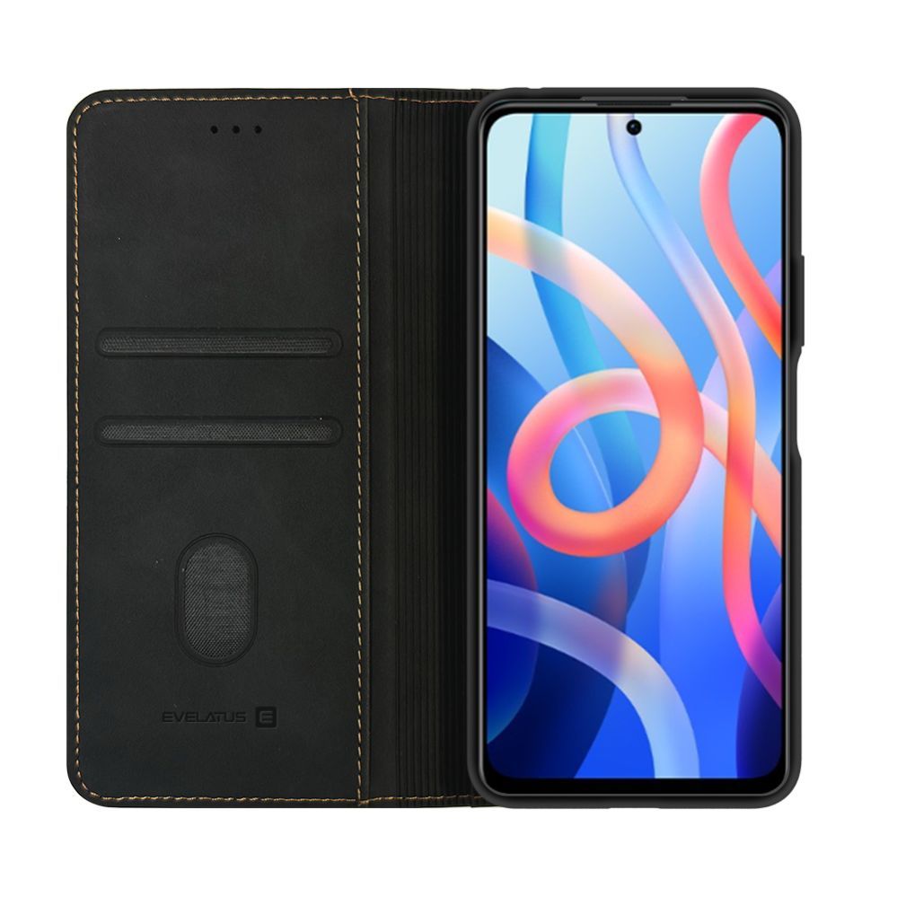 Чехол книжка Evelatus Xiaomi Redmi 15 5G Book Case Folio Black