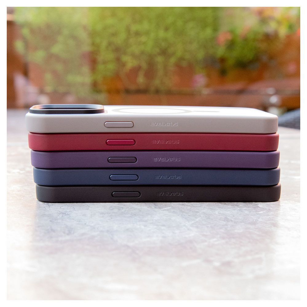 Чехол на заднюю панель Evelatus Apple iPhone 15 Pro Max Hybird Case With Magsafe PC+TPU Plum