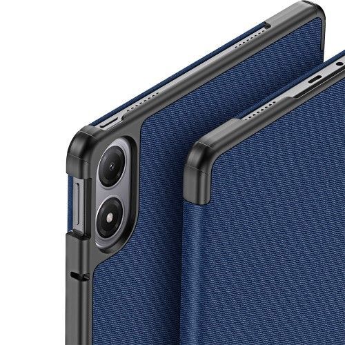 Book case Dux Ducis Xiaomi Redmi Pad 2 Pro Domo Series Tri-fold Stand PU Leather Tablet Cover Blue