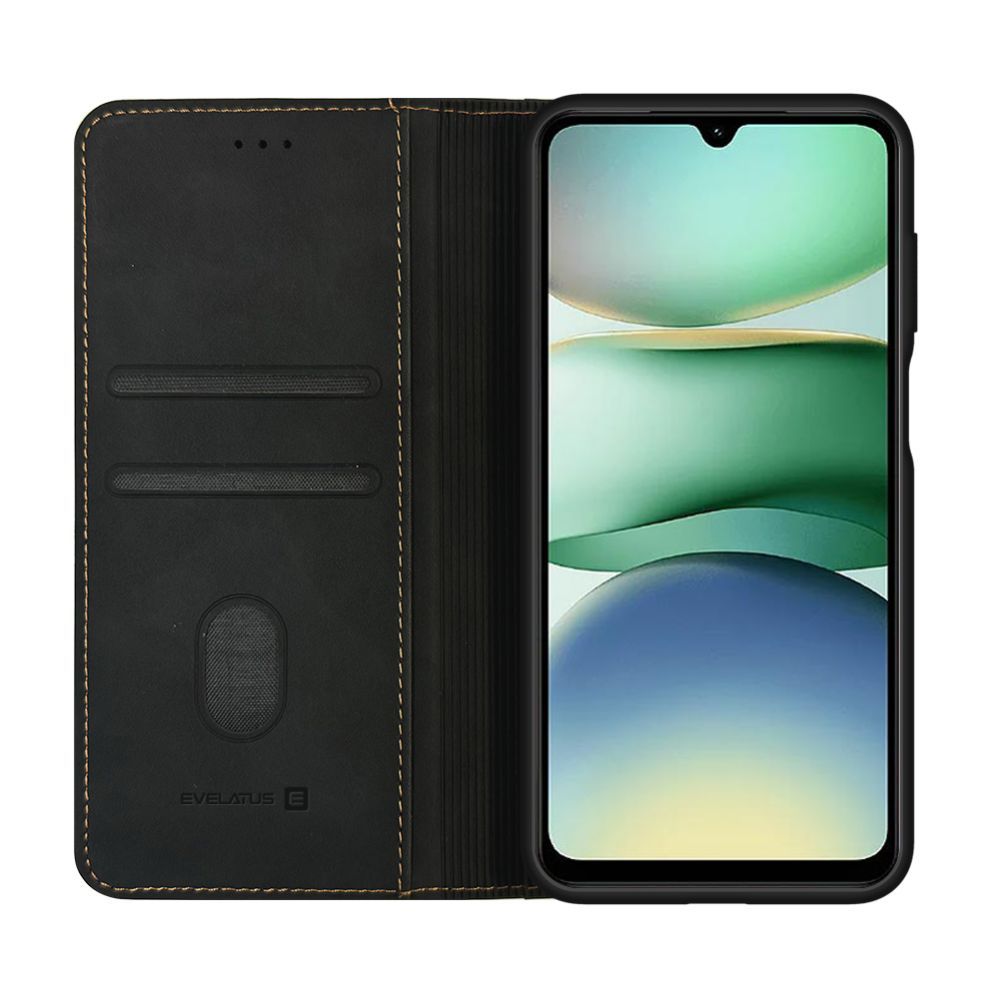 Kaaned - kaaned Evelatus Xiaomi Redmi A5 4G (173.45 x 79.35 x 8.4) Book Case Black