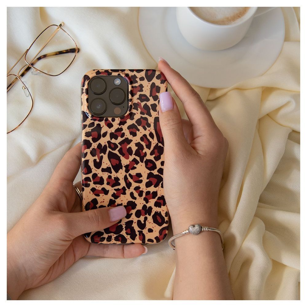 Tagakaaned Evelatus Apple iPhone 15 Pro Max PC Customized Print Design Leopard