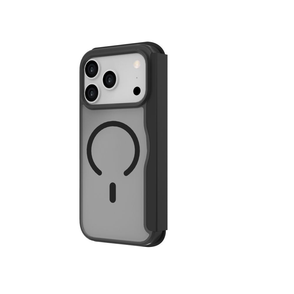 Back panel cover Just Must  JUST MUST CHAMPION II  FLIP CASE MAGSAFE for  iPhone 17 Pro, Black