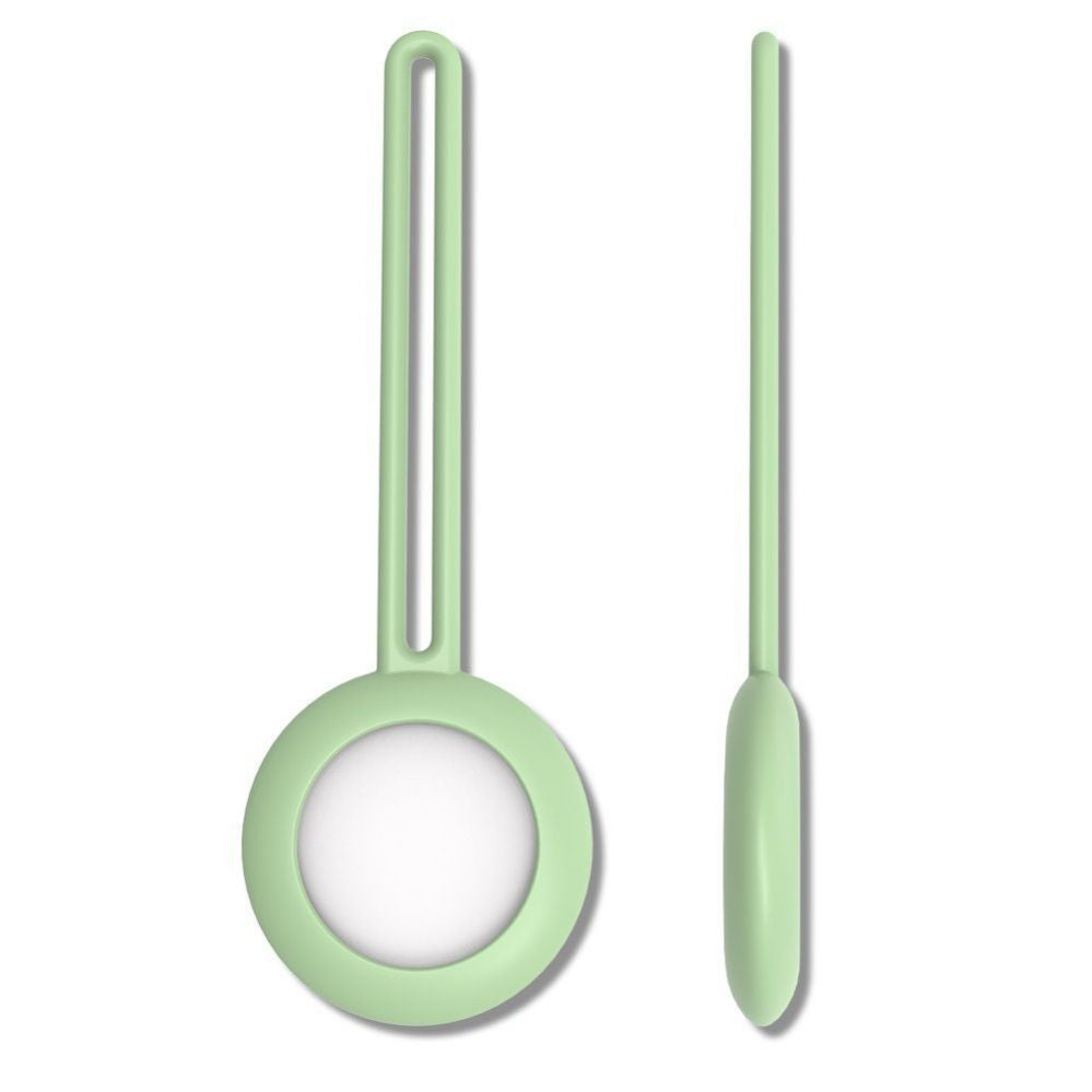 Nutika sildi tarvik iLike  AirTag Silicone Keychain Loop Case Green