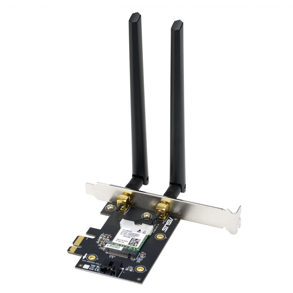 Ruuterid Asus  AX1800 Dual-Band Bluetooth 5.2 PCIe Wi-Fi Adapter PCE-AX1800 802.11ax, 574+1201 Mbit/s, MU-MiMO Yes, No mobile broadband, Antenna type External