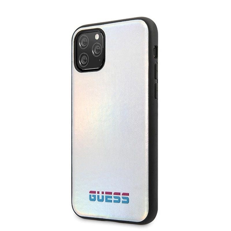 Tagakaaned Guess Apple iPhone 11 Pro Iridescent Cover Silver